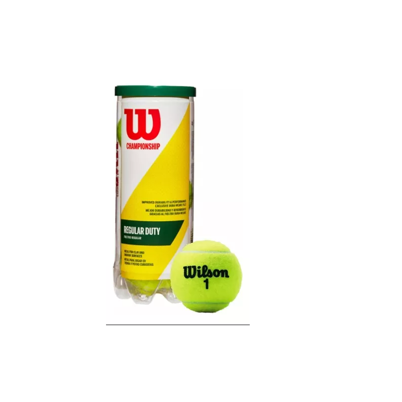 Bola Wilson Tenis Championship Regular Duty C/ 3 WRT100300