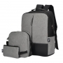 Mochila Triple - KIT IKA - Cinza