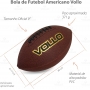 Bola de Futebol Americano Vollo Preta