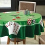 Toalha De Jogo Redonda Dohler Felpa Velour