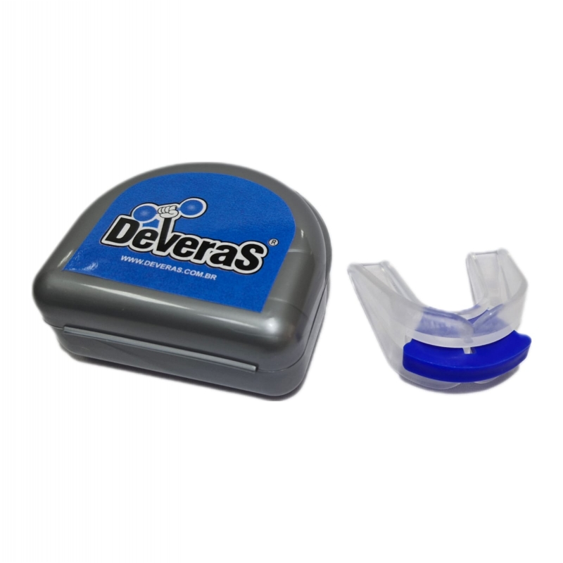 PROTETOR BUCAL DUPLO C/ ESTOJO DEVERAS 434