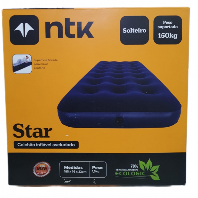 COLCHAO STAR SOLTEIRO NAUTIKA