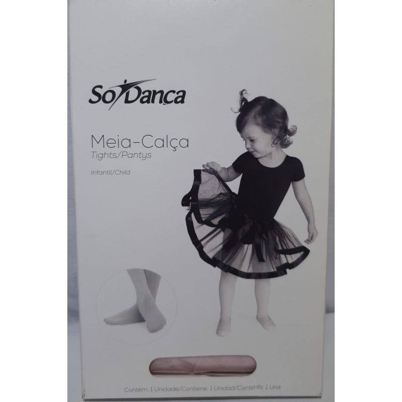MEIA-CALCA COM PE INFANTIL SÓ DANÇA REF 5170