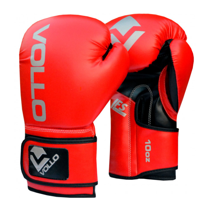 Luva de Boxe Vollo Training 14 Oz Vermelha