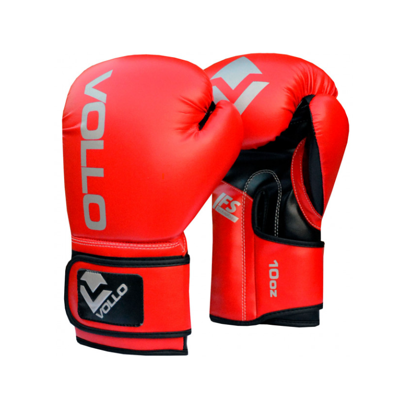 Luva de Boxe Vollo Training 14 Oz Vermelha