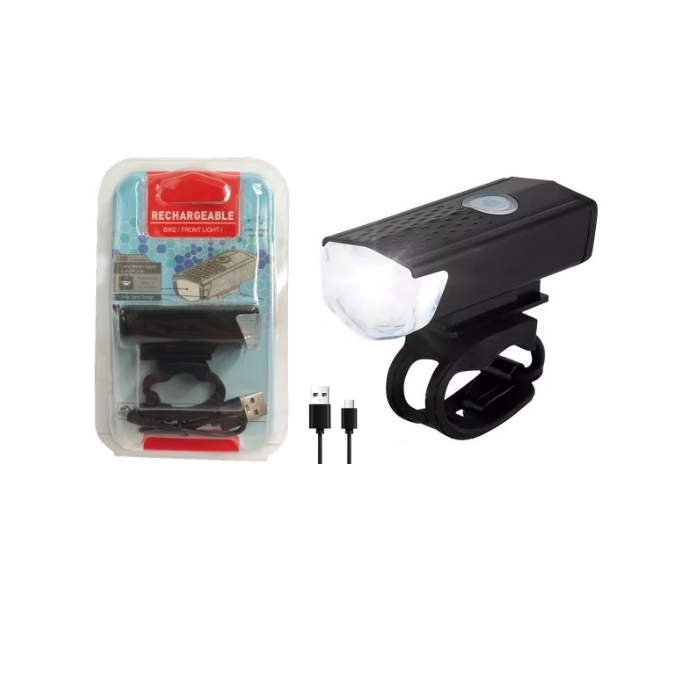 FAROL GENESI CREE 300 LUMENS - USB - TAMANHO 66X29X22MM