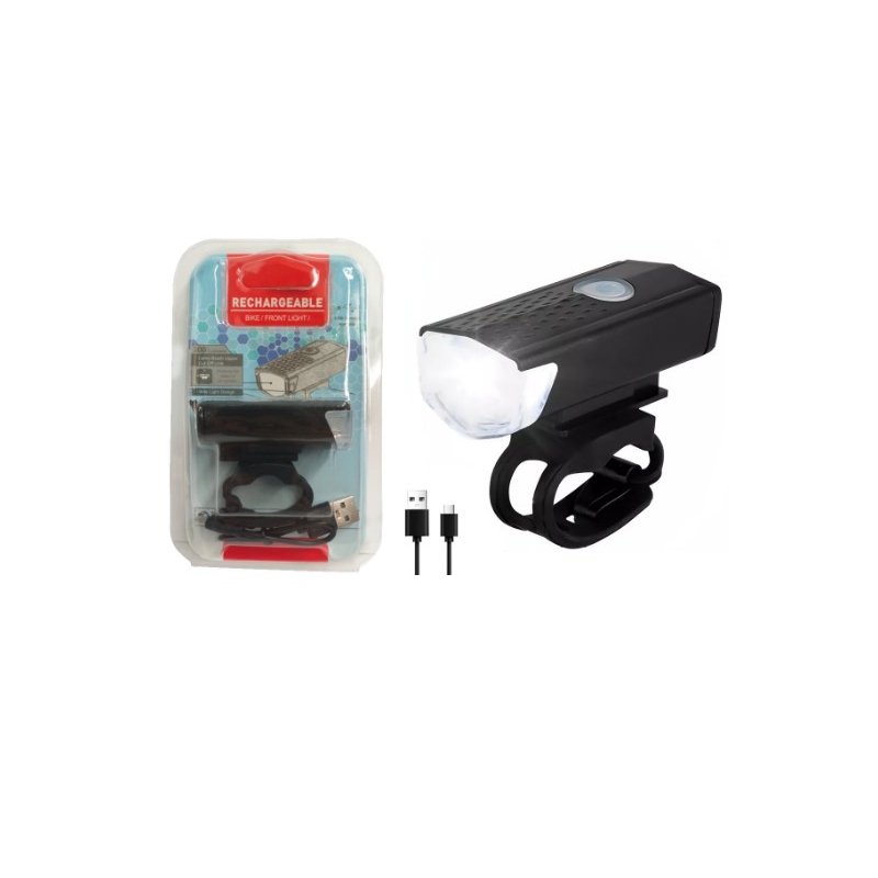 FAROL GENESI CREE 300 LUMENS - USB - TAMANHO 66X29X22MM
