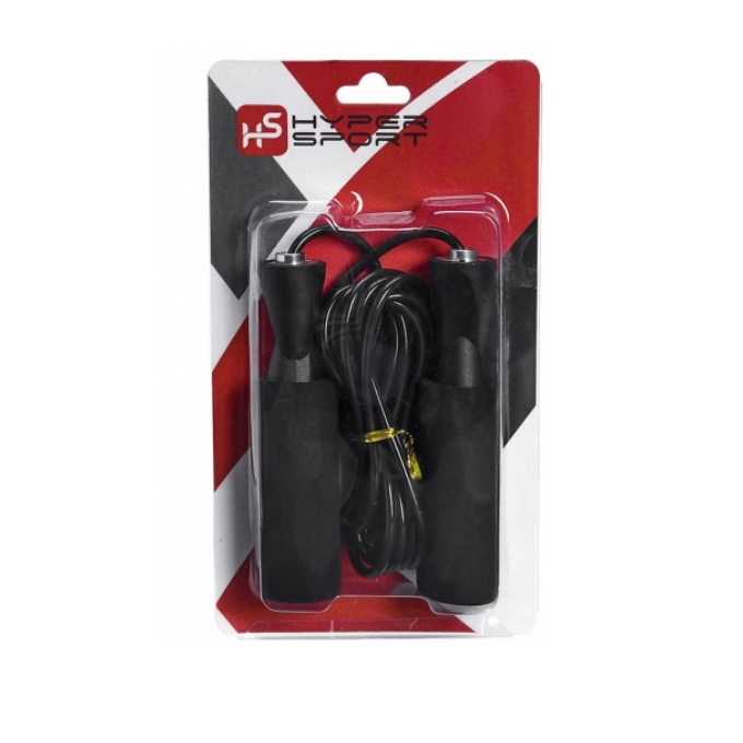 Corda de Pular Hyper PVC com Rolamento Preta