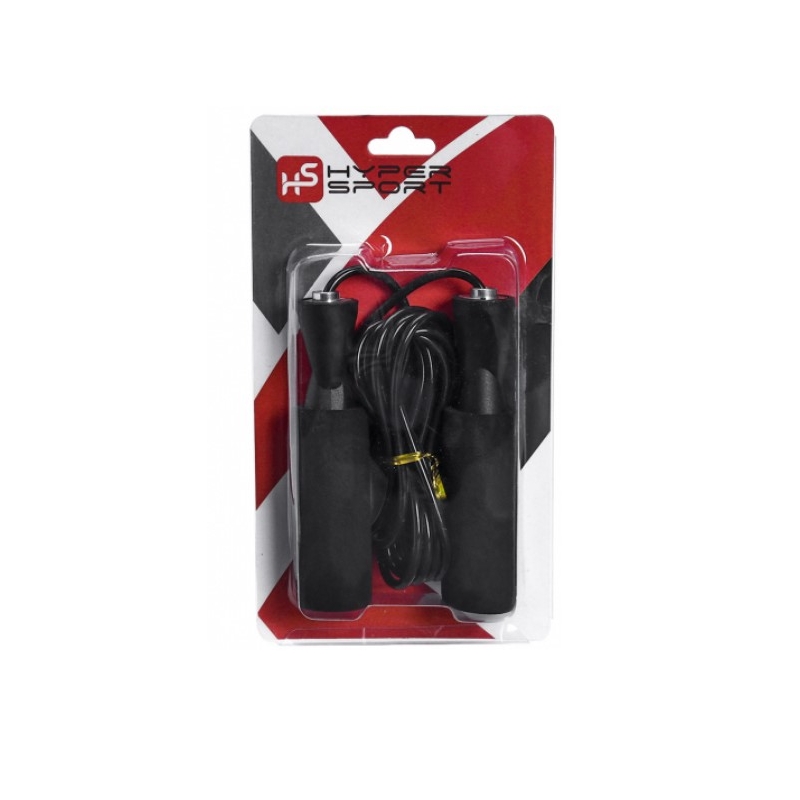 Corda de Pular Hyper PVC com Rolamento Preta