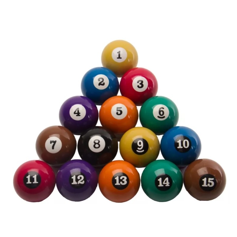 Jogo De Bola Sinuca 54Mm Numerada