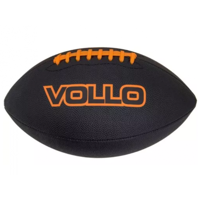 Bola de Futebol Americano Vollo Preta