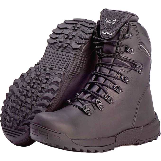 Bota Coturno Impermeável Acero Couro Apache - Preto