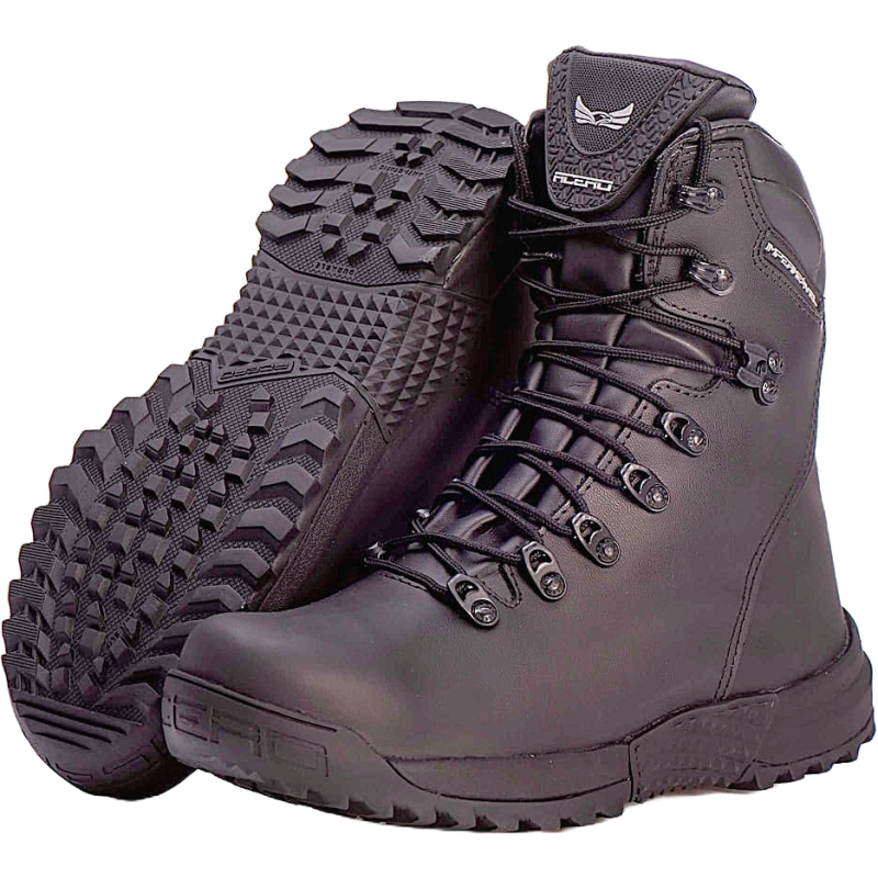 Bota Coturno Impermeável Acero Couro Apache - Preto