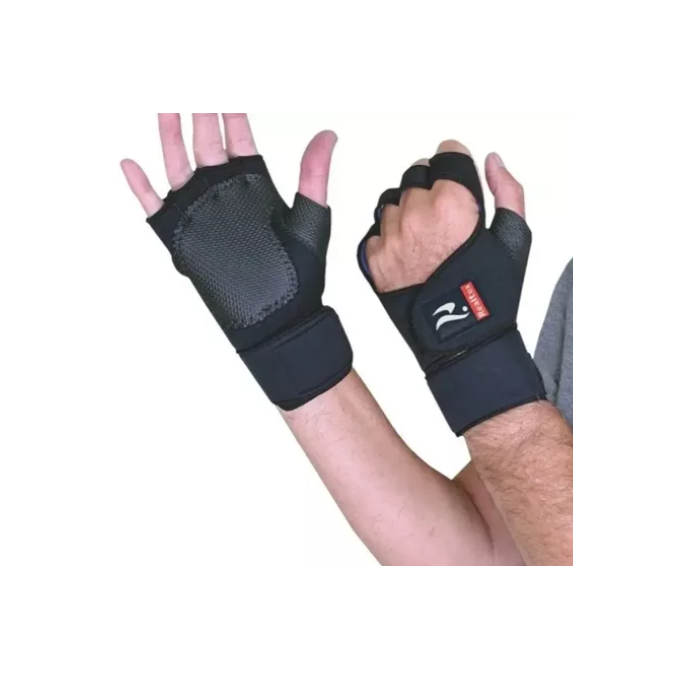 Protetor de Palma Neoprene com Munhequeira REALTEX  R 704 - M