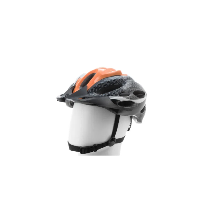 Capacete Esportivo Vollo VCC510 Cinza e Laranja