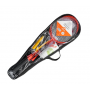 Kit Badminton Vollo 4 Raquetes 3 Petecas e Rede VB004