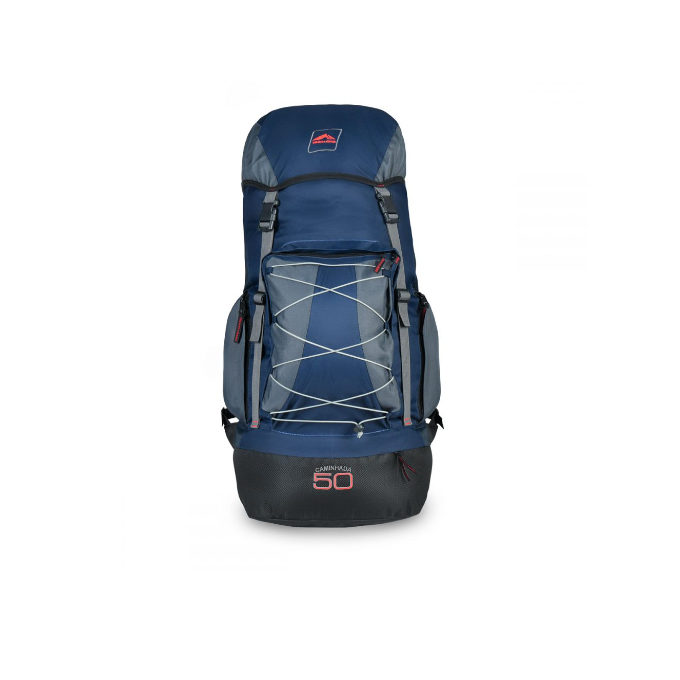Mochila Trilhas e Rumos Caminhada 50 Marinho com Cinza