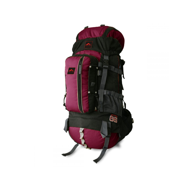 Mochila Trilhas e Rumos Crampon 68 Vinho com Preto