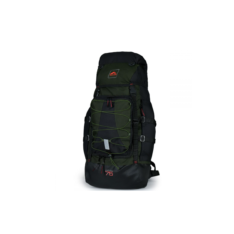 Mochila Trilhas e Rumos Montanha 75 Preto com Verde