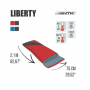 Saco de Dormir Nautika Ntk Liberty Vermelho e Cinza