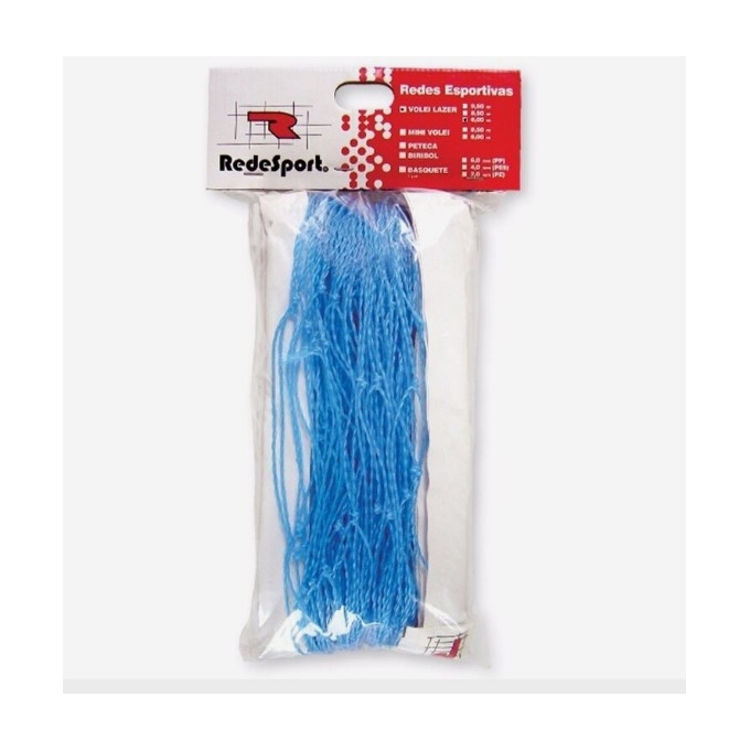 Rede de Vôlei RedeSport 6,0M x 0,75M - Colorida