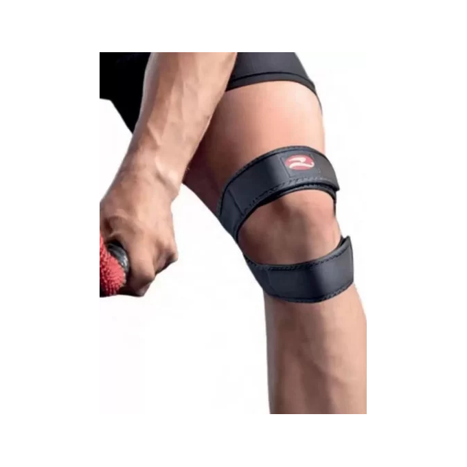 Joelheira Sub Patelar Realtex Neoprene Ajustável 895 Preto